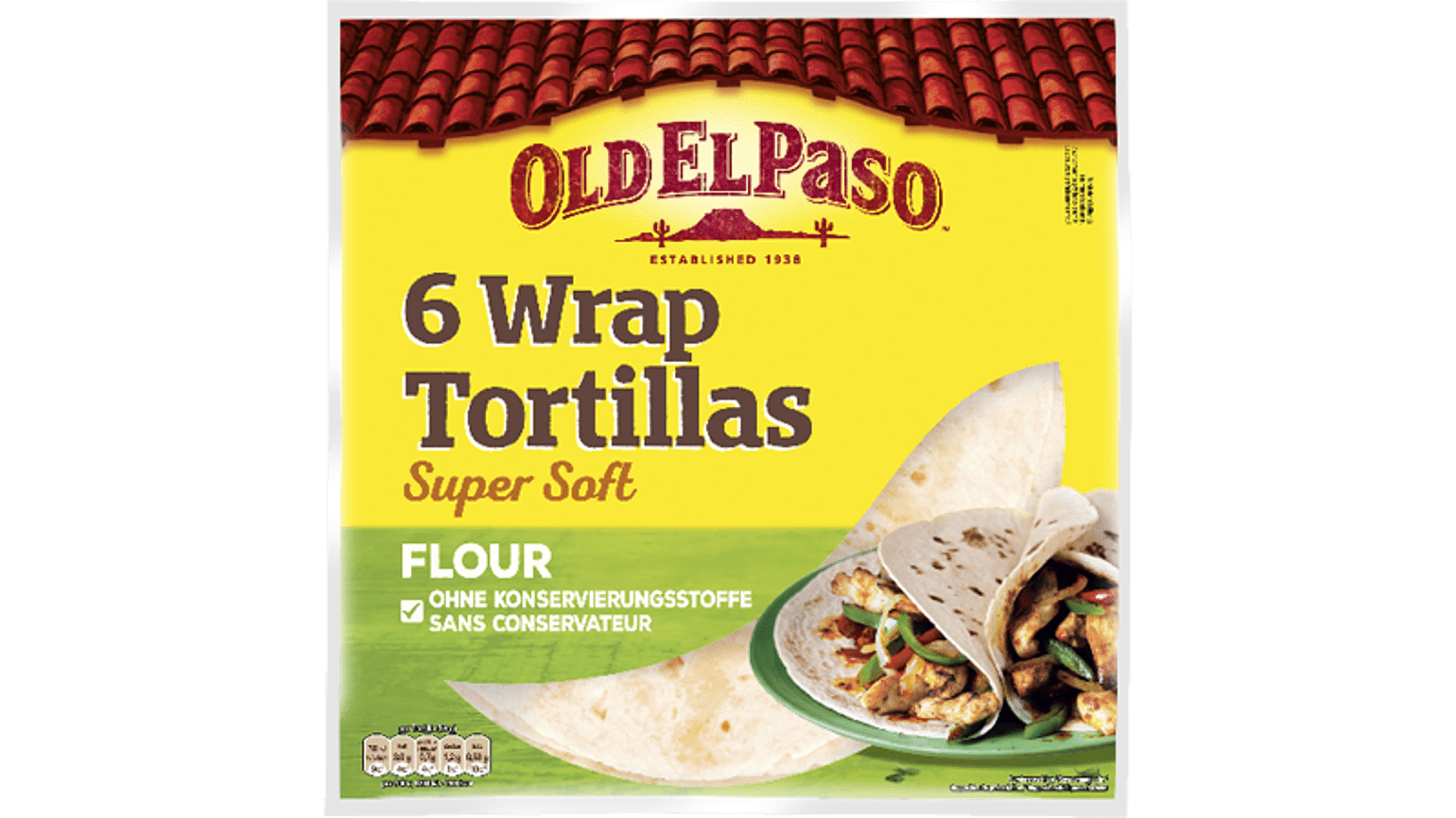 6 Soft Wrap Tortillas